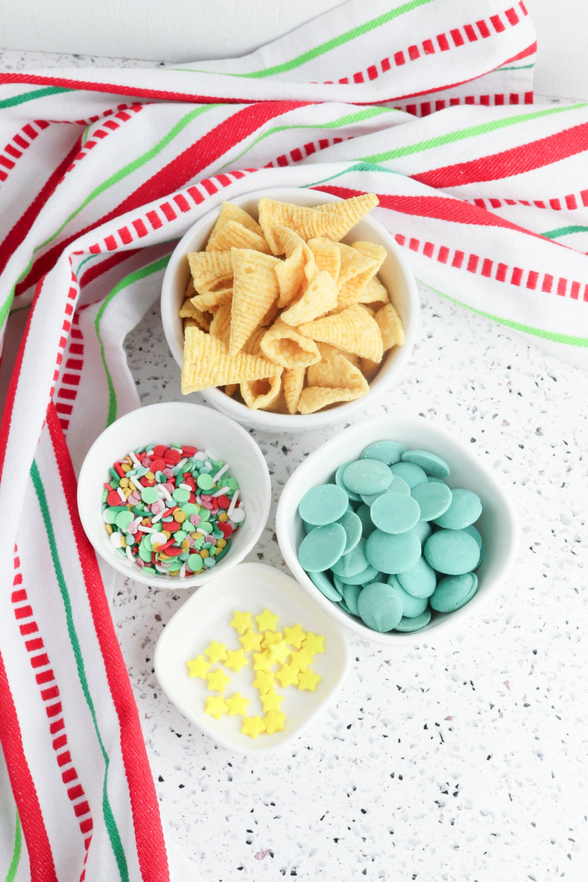 Ingredients for Bugles Christmas Treats