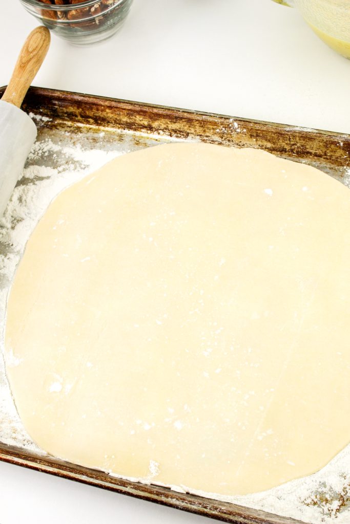 Roll out the pie crust