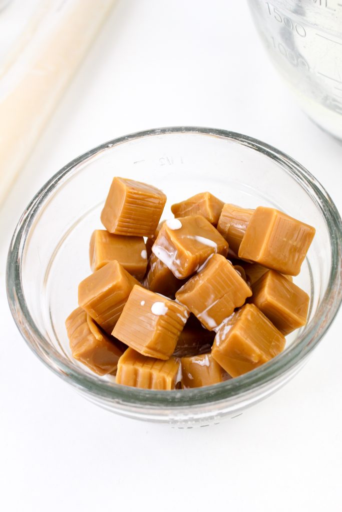 Melt the caramel