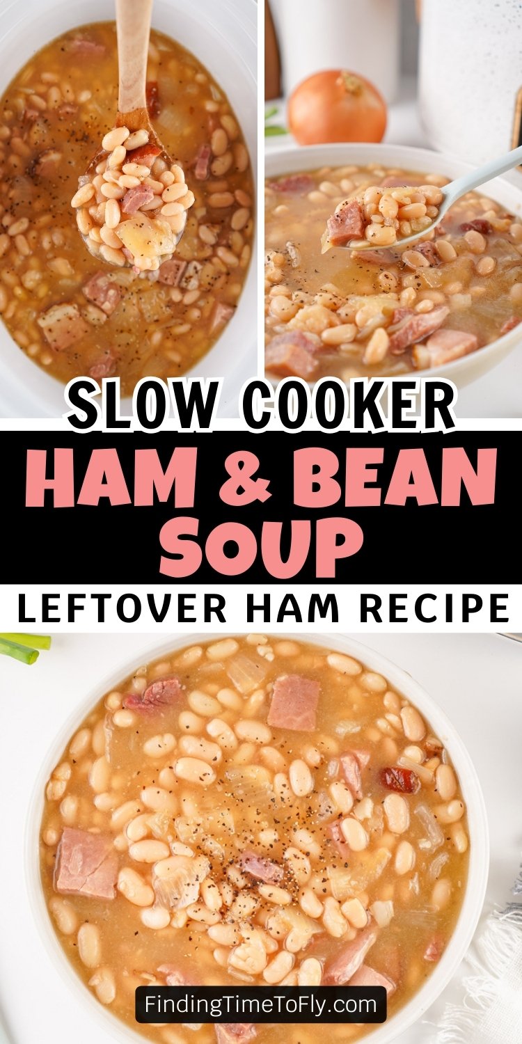 Slow Cooker Ham and Bean Soup