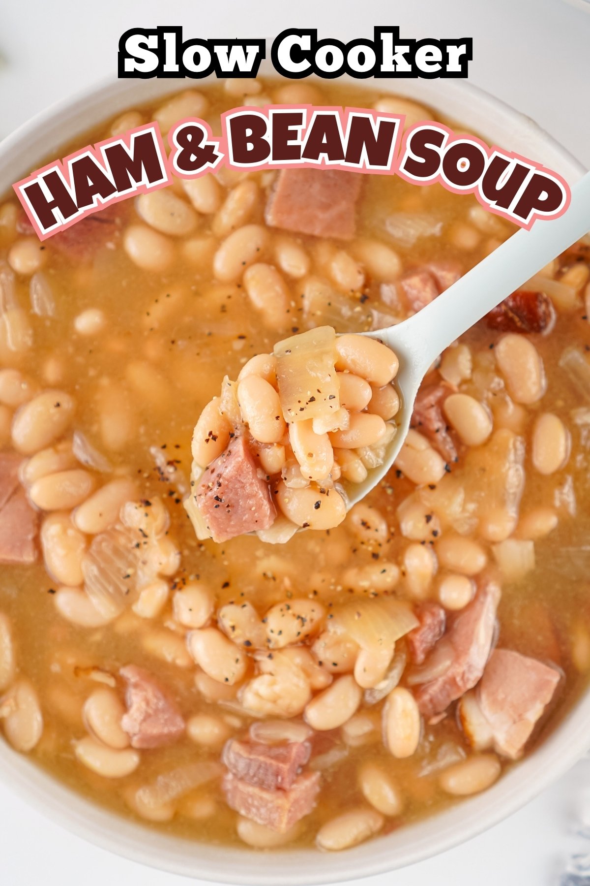 Slow Cooker Ham and Bean Soup