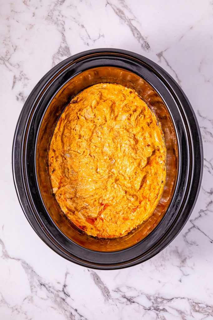 Crockpot Buffalo Chicken Dip