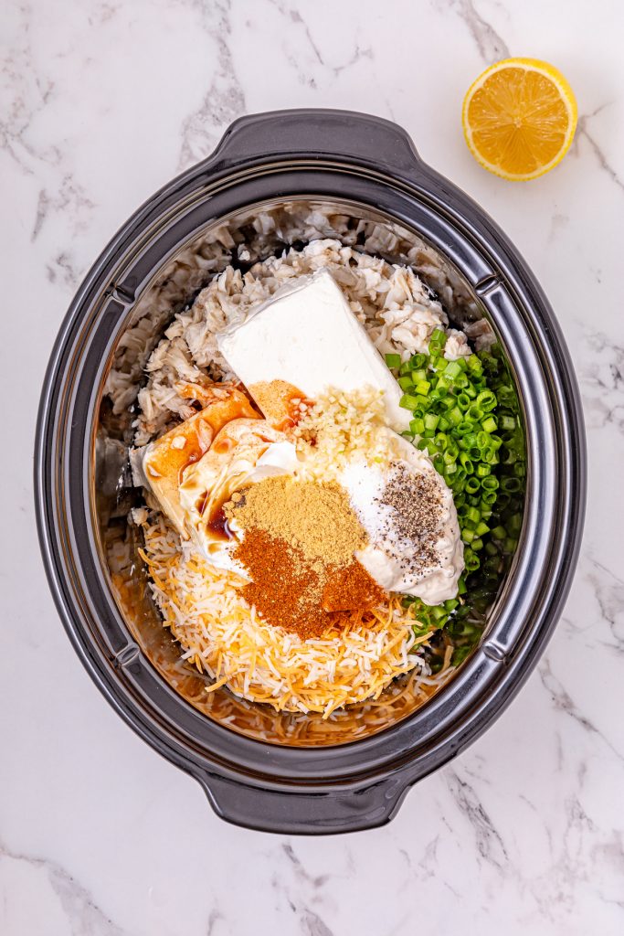 Place all ingredients into a crockpot.