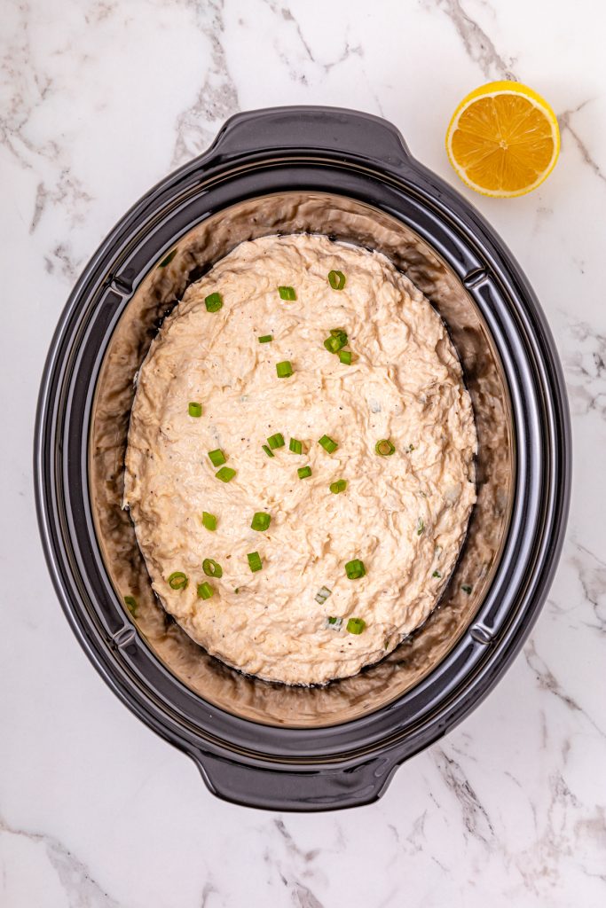 Set to warm, garnish, and serve.