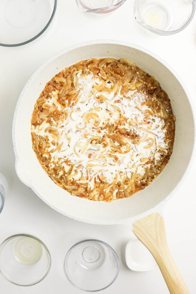 Add heavy cream.