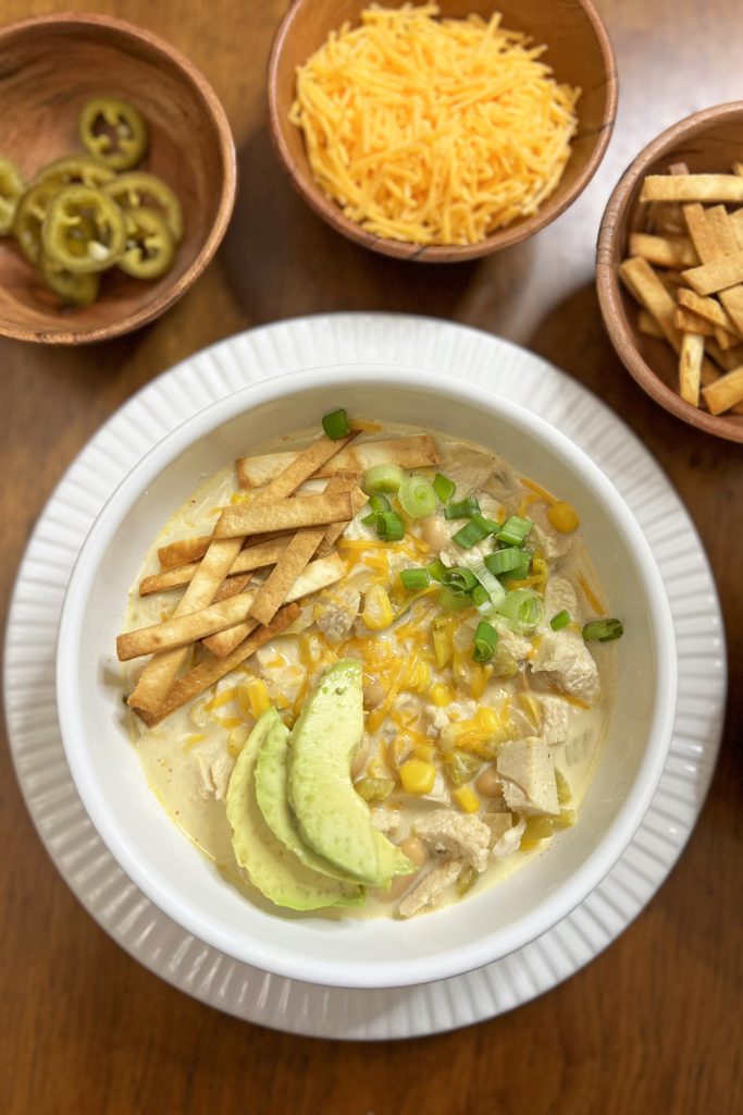 Slow Cooker White Chicken Chili