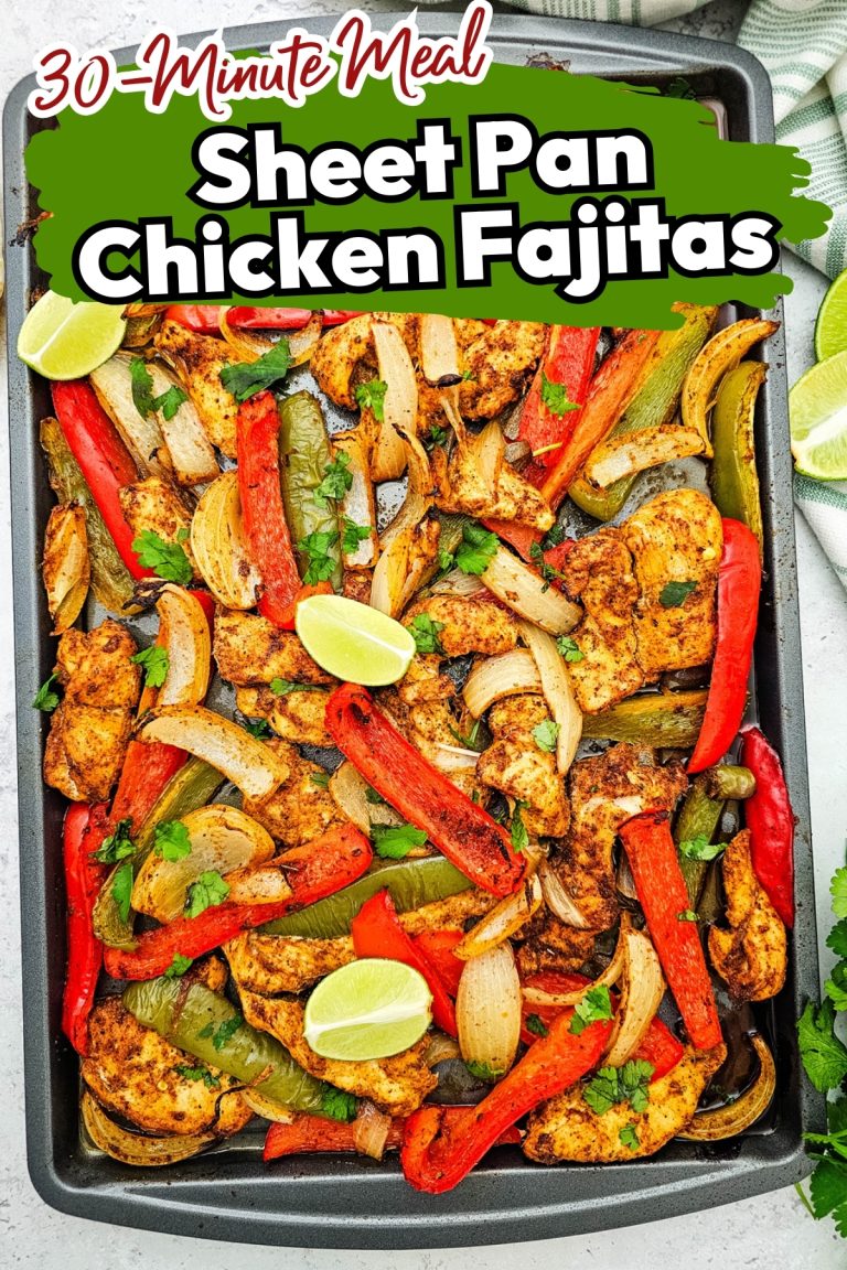Sheet Pan Chicken Fajitas