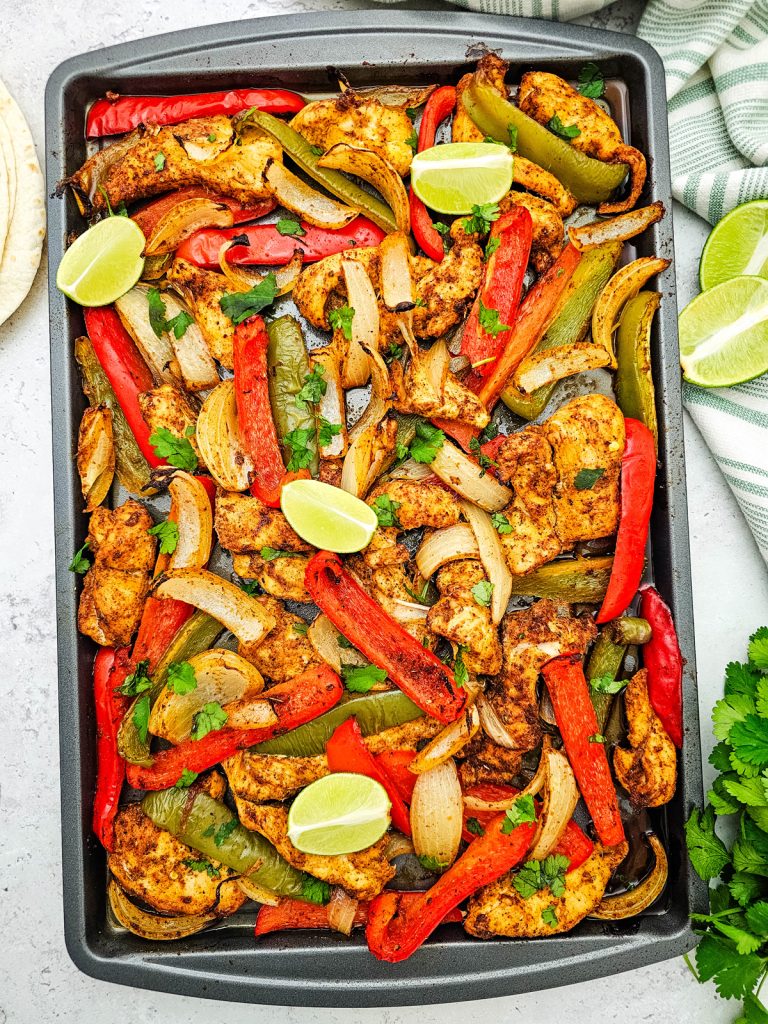 Sheet Pan Chicken Fajitas