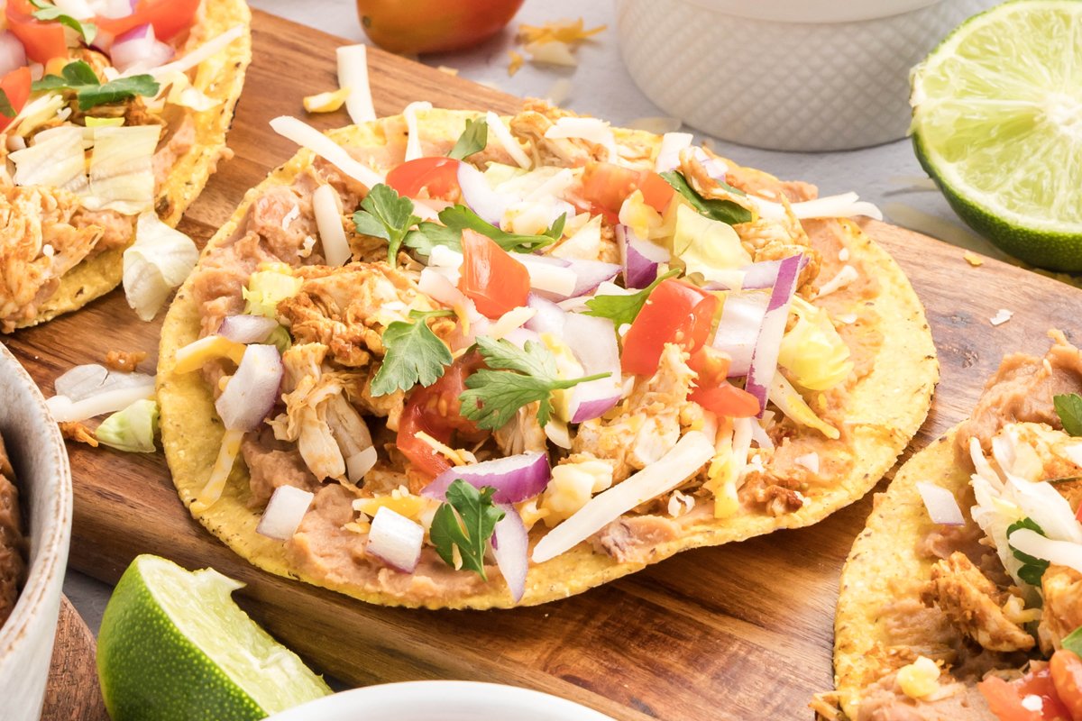 Chicken Tostadas