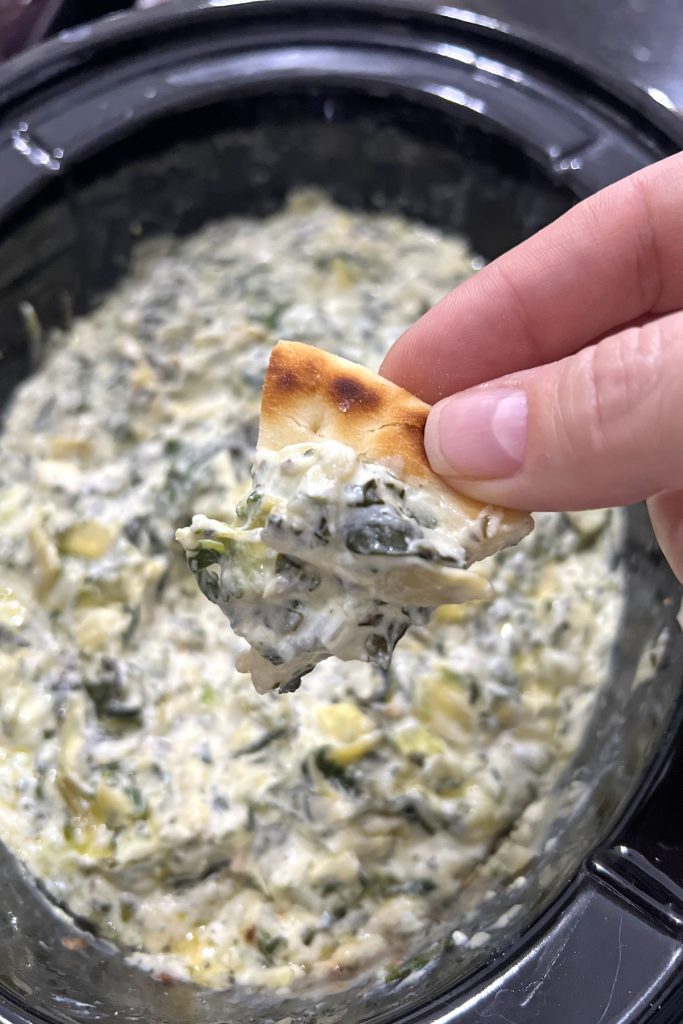 Crockpot Spinach Artichoke Dip