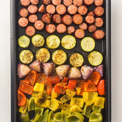 Sheet Pan Sausage and Vegetables