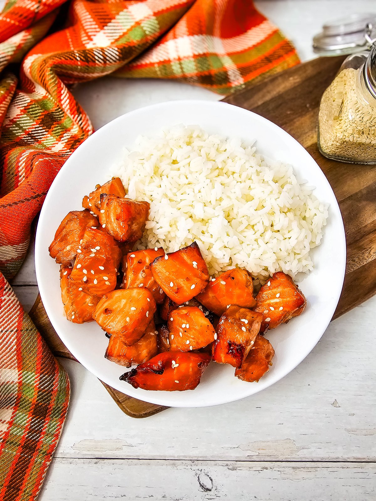 Air Fryer Salmon Bites