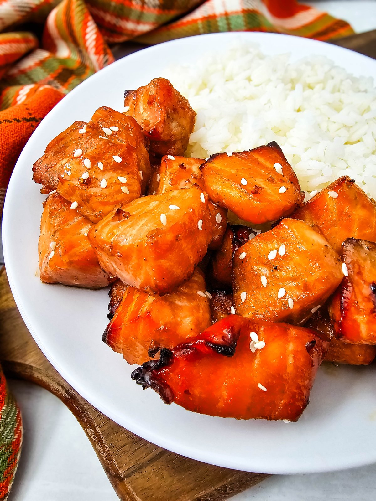 Air Fryer Salmon Bites