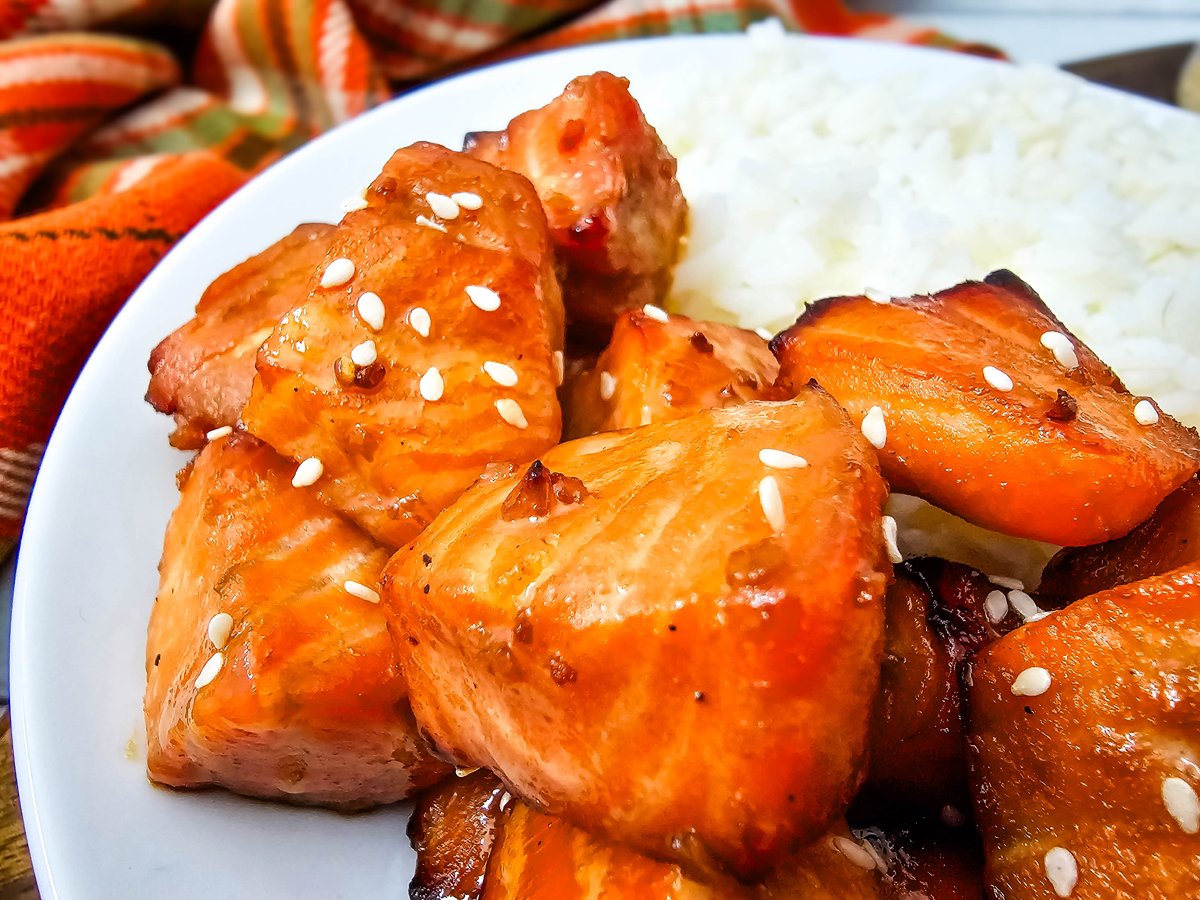 Air Fryer Salmon Bites