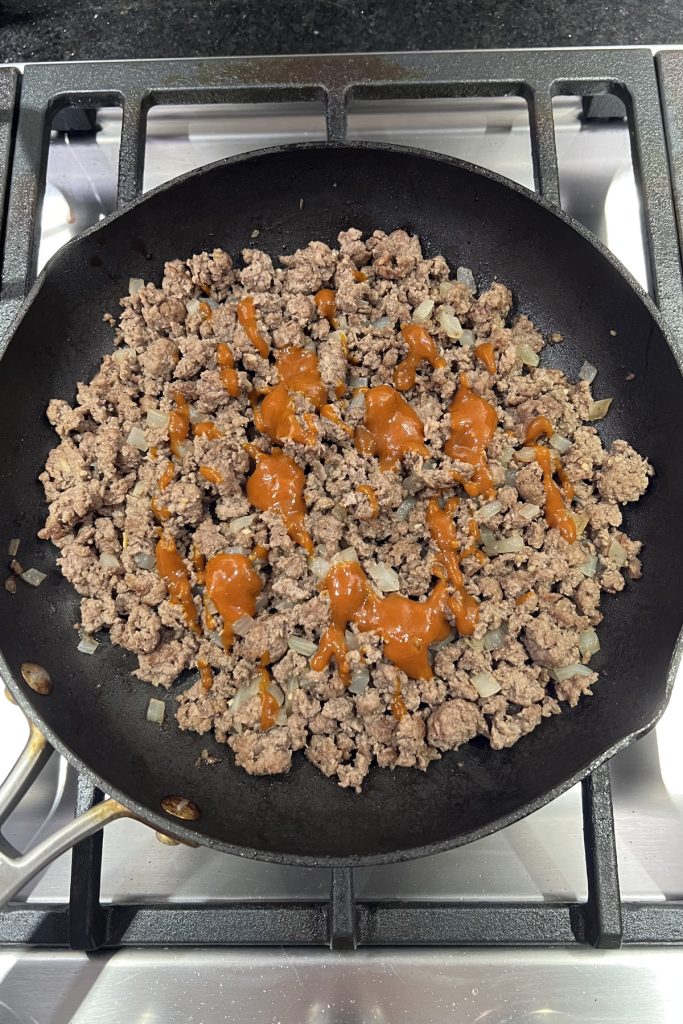 Mix in some Heinz 57 sauce.