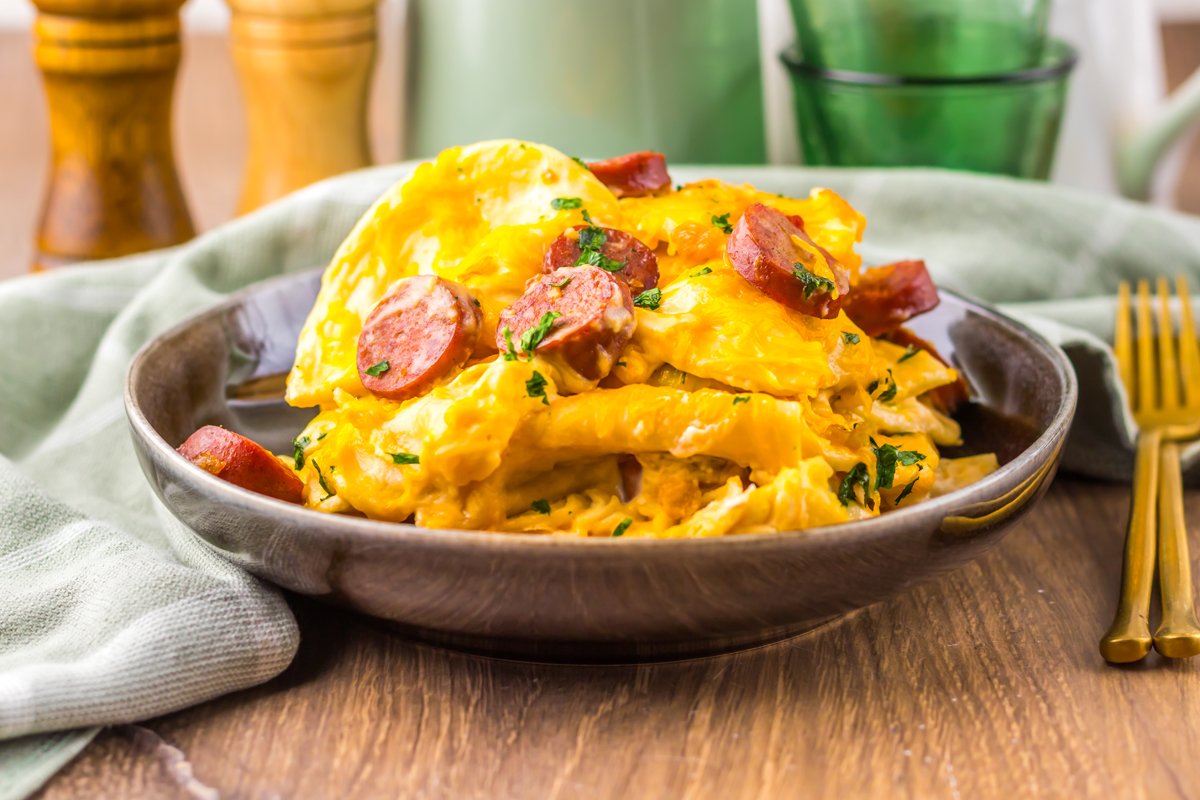 Slow Cooker Pierogi Casserole